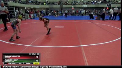 60 lbs Round 2 - Allison Holt, Northwestern vs Rylan Webster, Mn Elite