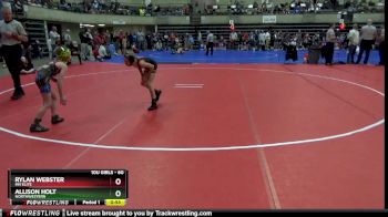 60 lbs Round 2 - Allison Holt, Northwestern vs Rylan Webster, Mn Elite