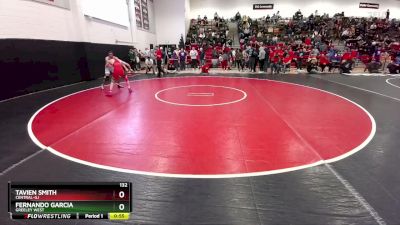 132 lbs Cons. Round 1 - Tavien Smith, Central-GJ vs Fernando Garcia, Greeley West