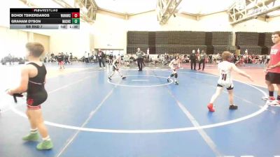 61 lbs Rr Rnd 7 - Bohdi Tsikerdanos, Warhawks Wrestling Inc. ES vs Graham Dyson, Mat Assassins White