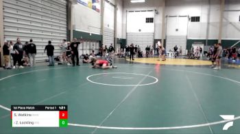 190 lbs 1st Place Match - Zander Lockling, 2TG vs Samuel Watkins, Western Kansas Wrestling