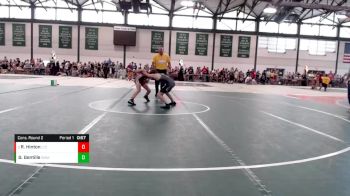 88-97 lbs Cons. Round 2 - Riley Hinton, Vandalia Jr High vs Gideon Gentille, Southern Illinois Bulldogs WC