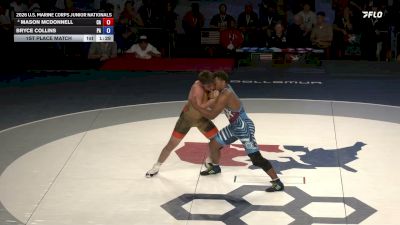 190 lbs 1st Place Match - Mason McDonnell, California vs Bryce Collins, Pennsylvania