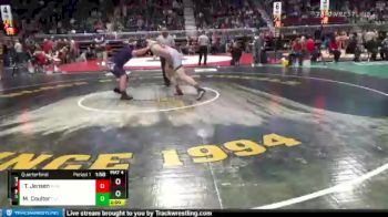 2A-220 lbs Quarterfinal - Tucker Jensen, Wind River vs Max Coulter, Glenrock