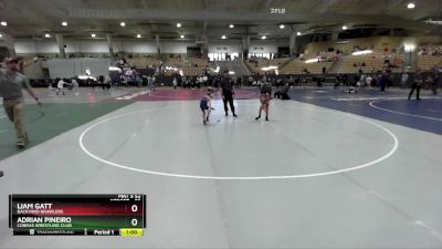 55 lbs Semifinal - Adrian Pineiro, Cobras Wrestling Club vs Liam Gatt, Backyard Brawlers