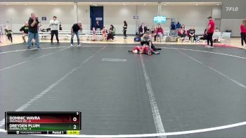 52 lbs Round 4 (6 Team) - Dominic Wavra, Wolfpack WC vs Dreyden Pluim, Guerrilla WA