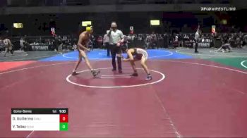 130 lbs Consolation - Dylan Guillermo, Cvbjj vs Yazir Tellez, Sunkist Kids Monster Garage