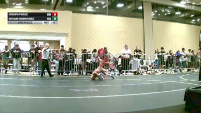 49 lbs 3rd Place - Joseph Perez, Bear Cave vs Jiovani Rodriguez, Victory Wrestling-Central WA