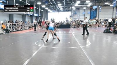 107 lbs Rr Rnd 1 - Penny Edwards, Wrecking Crew Dream Crushers vs Joey Zimmerman, TNWC Divas