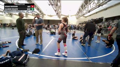 69 lbs Rr Rnd 1 - Ethan Bostard, American MMAW ES vs Allison Krantz, MGW Slaying Siblings