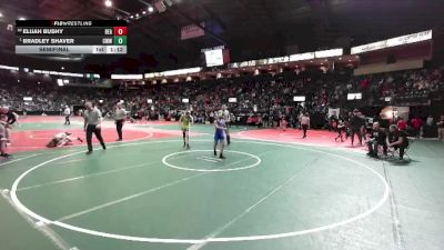 120 lbs Semifinal - Bradley Shaver, CWWA vs Elijah Bushy, BEASTA
