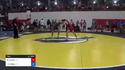 74 kg Round Of 128 - Miles Curtis, Michigan vs Nicholas Delp, Buffalo Valley Regional Training Center