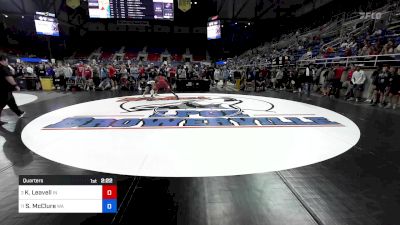 144 lbs Quarters - Kyrel Leavell, IN vs Smokey McClure, WA