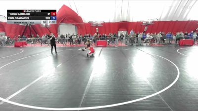 165 lbs Champ. Round 2 - Cole Bartlein, Bay Port vs Finn Grauwels, Team Nazar Training Center
