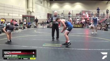 145 lbs Round 2 (4 Team) - Koltyn Alexander, Ares Red vs Konnor Kimmy, Indiana Outlaws White