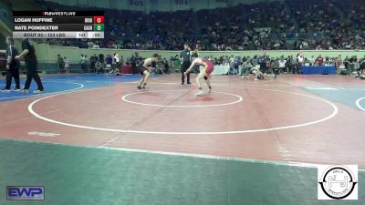 123 lbs Consi Of 64 #2 - Logan Huffine, Bridge Creek Wrestling vs Nate Poindexter, Cashion