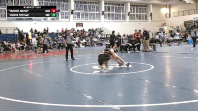 126 lbs Consolation - Boone Henry, Fairfield Warde vs Chris Setear, New Milford