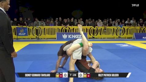Riley Patrick Golden vs Sidney Gennaro Tavolaro 2025 Pan IBJJF Jiu-Jitsu No-Gi Championship