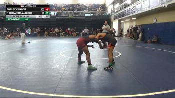 141 lbs Cons. Round 4 - Shelby Cannon, Victor Valley College vs Emmanuel Altorre, Lassen College