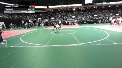 74 lbs Cons. Round 5 - Zain Ali, WSW1 vs Mikey Glozer, BKV1