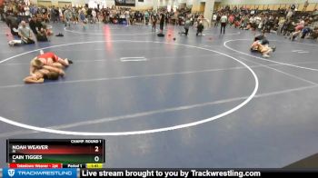 170 lbs Champ. Round 1 - Noah Weaver, IN vs Cain Tigges, IA