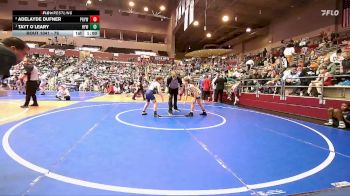 76 lbs Round 2 - Adelayde Dufner, Prairie Grove Youth Wrestling vs Tayt O`Leary, Harrison Youth Wrestling