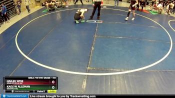 110 lbs Quarterfinal - Hailee Wise, Sons Of Atlas WC vs Kaelyn Alleman, Wasatch WC