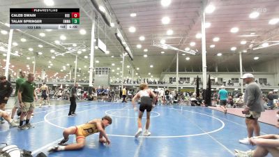 122 lbs Rr Rnd 3 - Caleb Swain, Red Devil Wrestling Club - HSAm vs Talan Springer, Emmaus - HSAm
