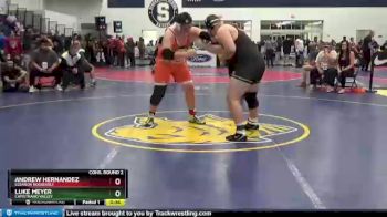 285 lbs Cons. Round 2 - Luke Meyer, Capistrano Valley vs Andrew Hernandez, Eleanor Roosevelt