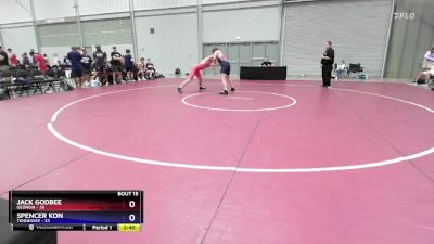 190 lbs Placement Matches (8 Team) - Jack Godbee, Georgia vs Spencer Kon, Tennessee