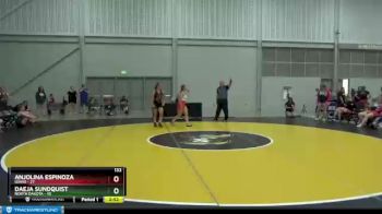 132 lbs Round 1 (6 Team) - Anjolina Espinoza, Idaho vs Daeja Sundquist, North Dakota