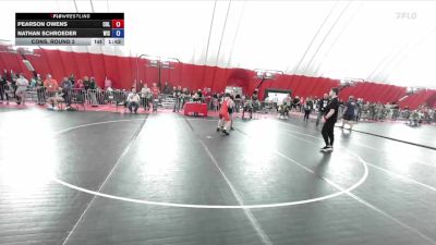 126 lbs Cons. Round 2 - Pearson Owens, Coleman vs Nathan Schroeder, Wisconsin