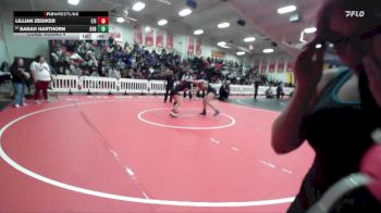 140 lbs Cons. Round 4 - Lillian Zediker, Etiwanda vs Sarah Harthorn, Golden Valley (Bakersfield)