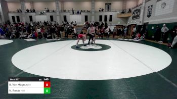 138 lbs Quarterfinal - Brent Von Magnus, Bridgewater-Raynham vs Nate Rosas, Pembroke