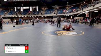 132 lbs Cons. Round 1 - Ronin Haran, Marist vs Drake Weeks, Monticello