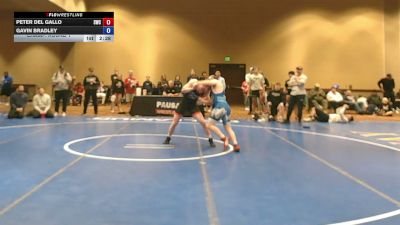124.4-138 lbs Champ. Round 1 - Peter Del Gallo, Southside Wrestling Club vs Gavin Bradley