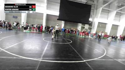 62 lbs Cons. Round 2 - Desmond Ellis, Sanderson Wrestling Academy vs Porter Jenkins, Shootbox Wrestling Club