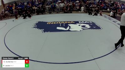 8U Boys - 53 lbs Champ. Round 2 - Cristiano Gutierrez, Region Wrestling Academy vs Ronnie Leyba, Oklahoma