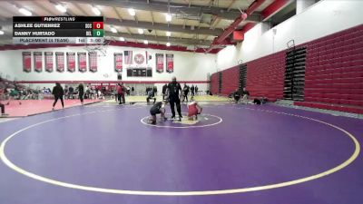 131 lbs Placement (4 Team) - Ashlee Gutierrez, Sacramento City College vs Danny Hurtado, San Joaquin Delta College