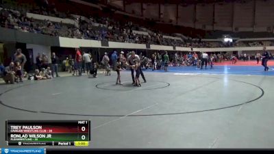 48 lbs Cons. Round 2 - Ronlad Wilson Jr, FlexWrestling vs Trey Paulson, Cavalier Wrestling Club