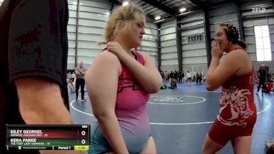 180 lbs Semis - R1 Wb - Kiley Georgel, Midwest Assasins Red vs Kera Parke, The Fort Lady Hammers