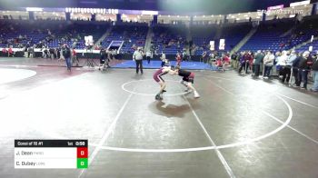 126 lbs Consi Of 16 #1 - Jack Dean, Fairfield Warde vs Christopher Dubey, Lowell