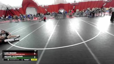 130 lbs Champ. Round 1 - Michael Alexander, Warrior Warehouse vs Luke Redner, Reedsburg Youth Wrestling Club