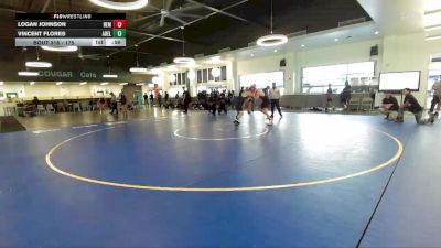175 lbs Cons. Round 2 - Vincent Flores, Adelanto vs Logan Johnson, Hemet