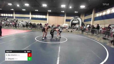 150 lbs Consi Of 32 #2 - Omran Ben Brahim, Red Mountain WC vs Corey Delgado, Great Oak HS