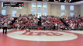 106 lbs Cons. Round 2 - Luke Deitch, Notre Dame High School vs John Paul Simpson, Montgomery Bell Academy