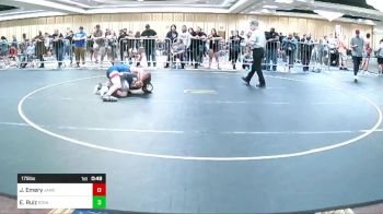 175 lbs Quarterfinal - James Emery, James Logan Highschool vs Eric Ruiz, Royalty WC