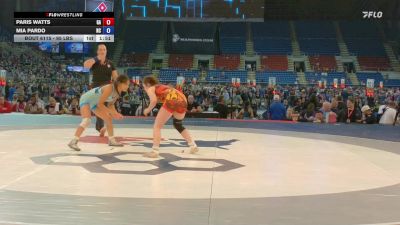 95 lbs Cons. Rd Of 32 - Paris Watts, GA vs Mia Pardo, NC