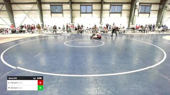 174 lbs Round Of 16 - Oliver Parker, Springfield vs Marcus Brown, Wesleyan