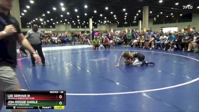 85 lbs Cons. Round 1 - Lee Gervais Iii, Valhalla Wrestling Club vs Jon-Reggie Daigle, Predator Wrestling